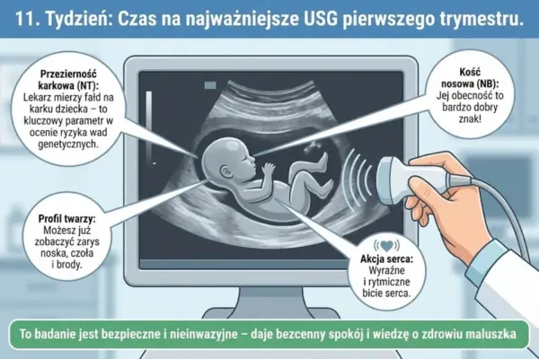 11 tydzień ciąży — jakie badania wykonać